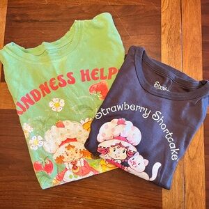 Two Strawberry Shortcake tees
